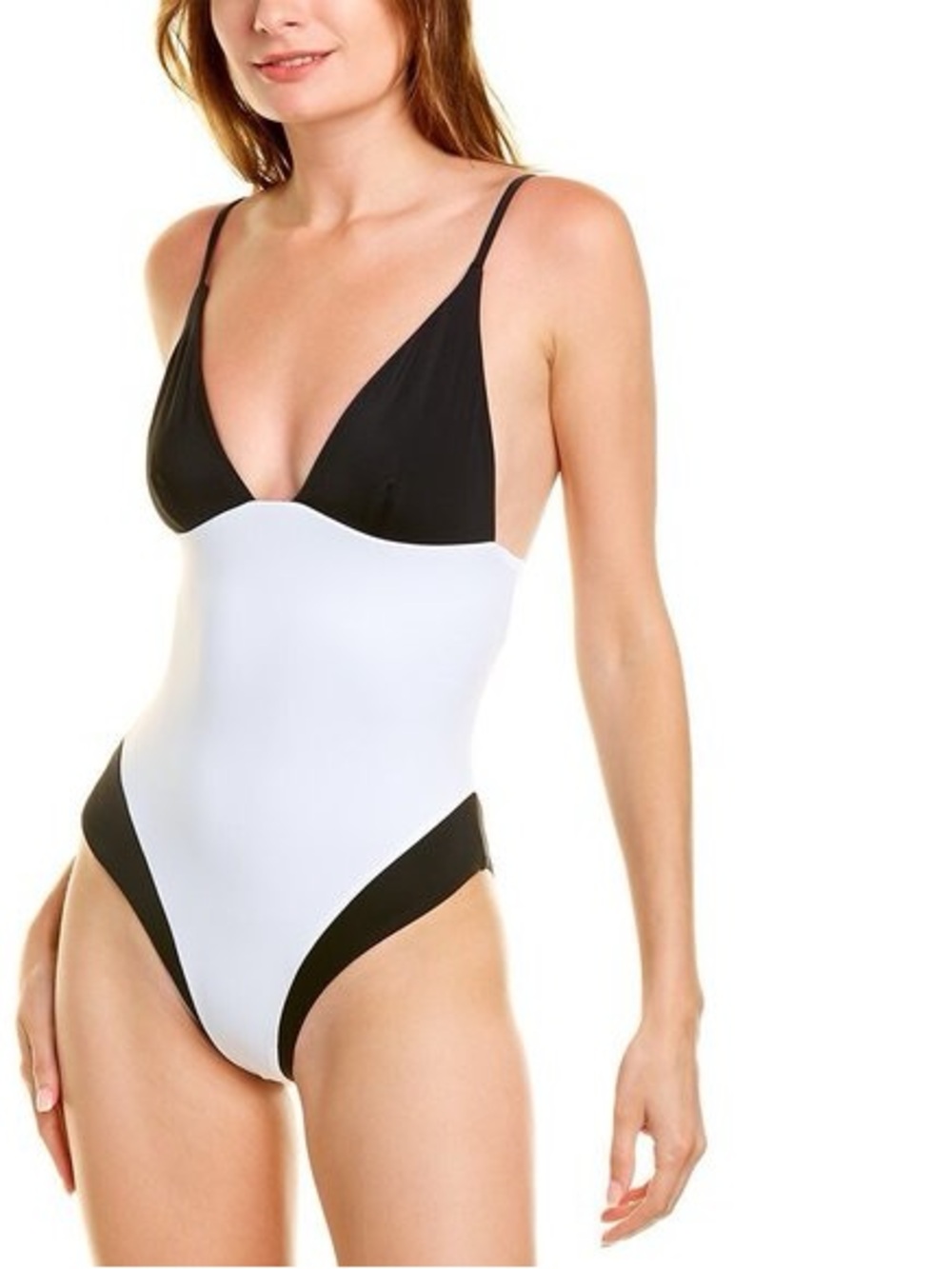 Onia Colorblocked Triangle One Piece